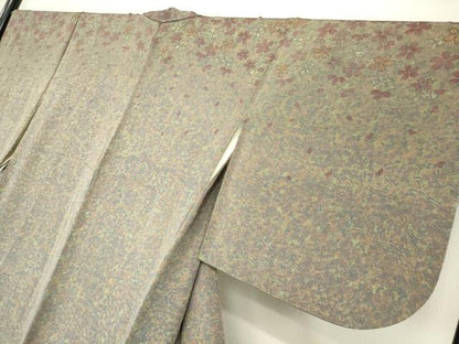 平和屋着物●訪問着 比呂巳 花尽くし 鬼しぼ縮緬 正絹 逸品 DABA4709az