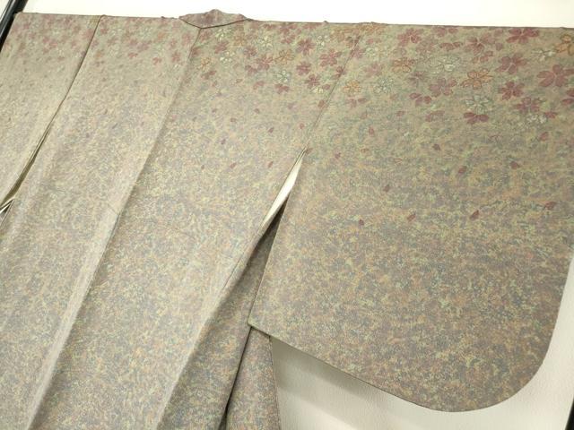 平和屋着物●訪問着 比呂巳 花尽くし 鬼しぼ縮緬 正絹 逸品 DABA4709az