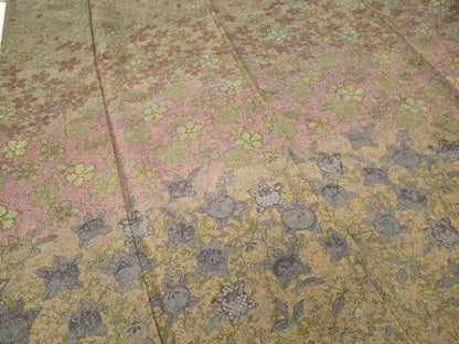 平和屋着物●訪問着 比呂巳 花尽くし 鬼しぼ縮緬 正絹 逸品 DABA4709az