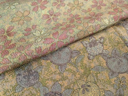 平和屋着物●訪問着 比呂巳 花尽くし 鬼しぼ縮緬 正絹 逸品 DABA4709az
