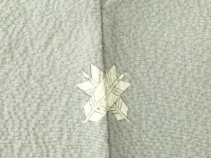 平和屋着物●上質な色無地 薄鈍色 正絹 逸品 DABA4716az