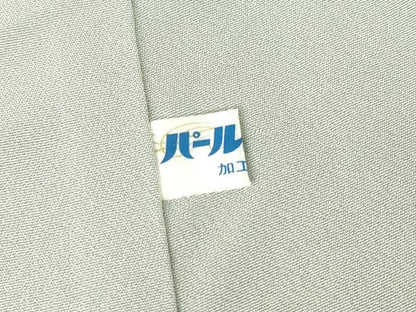 平和屋着物●上質な色無地 薄鈍色 正絹 逸品 DABA4716az