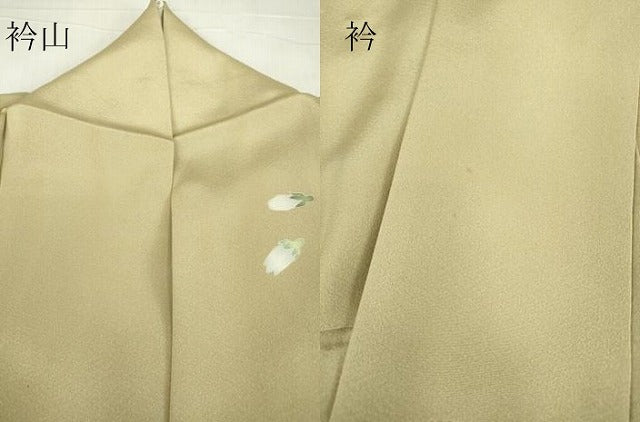 平和屋着物●京加賀糸目友禅作家　山崎巌　訪問着　枝花文　正絹　逸品　DABA4822az