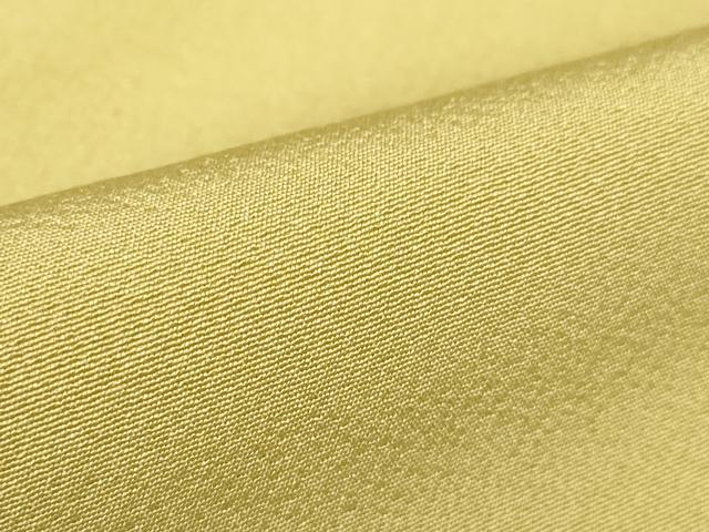 平和屋着物●上質な色無地　作家物　芥子色　正絹　逸品　未使用　DABA4823az