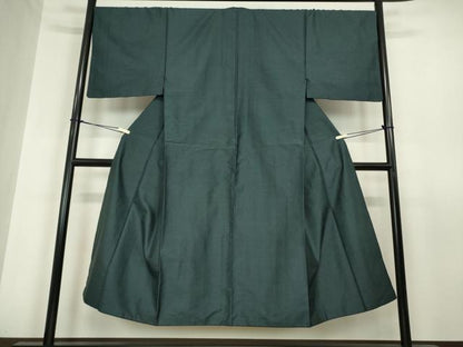 平和屋着物●男性　本場大島紬　アンサンブル　長襦袢(袷)セット　80亀甲　総詰め　正絹　逸品　DABA4893az