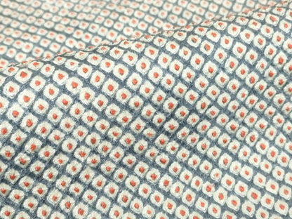 平和屋着物●大変加工の良い総絞り小紋　正絹　逸品　DABA4894az