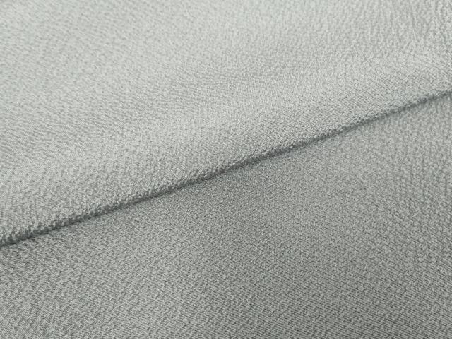 平和屋着物●上質な色無地　桔梗鼠色　正絹　逸品　DABA4919az