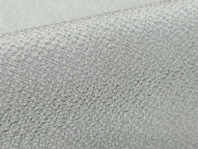 平和屋着物●上質な色無地　桔梗鼠色　正絹　逸品　DABA4919az