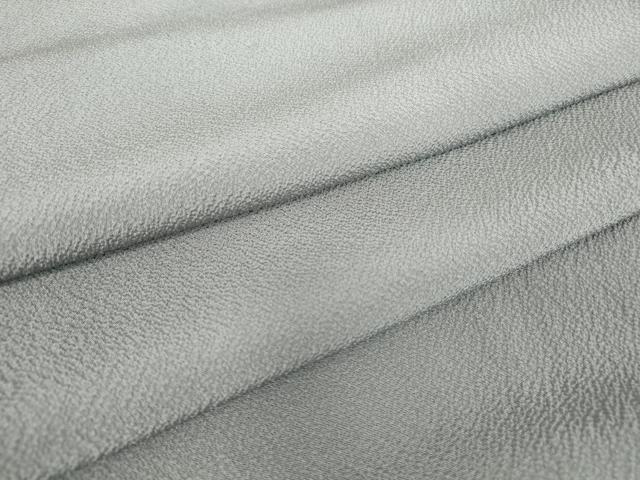 平和屋着物●上質な色無地　桔梗鼠色　正絹　逸品　DABA4919az