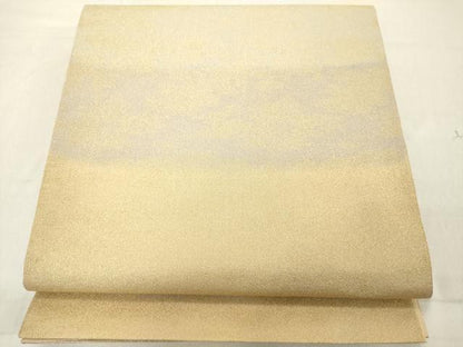 平和屋着物◎砂子綴れ　全通柄袋帯　霞文　金糸　正絹　逸品　DABA5065cd