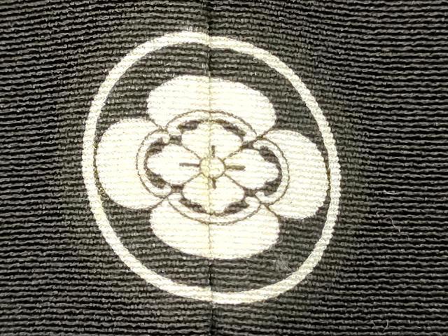 平和屋着物■豪華黒留袖　駒刺繍　地紙文　鶴　暈し染め　金彩　正絹　逸品　DABA5076cd