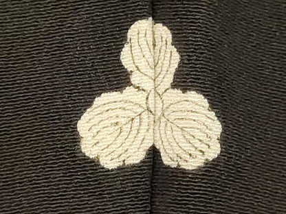 平和屋着物■豪華黒留袖　刺繍　枝松文　暈し染め　金銀彩　正絹　逸品　DABA5112cd