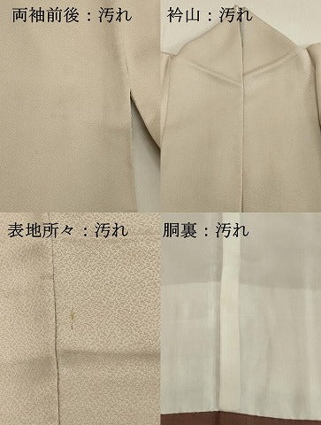 平和屋着物■訪問着　芝文　暈し染め　正絹　逸品　DABA5220cd