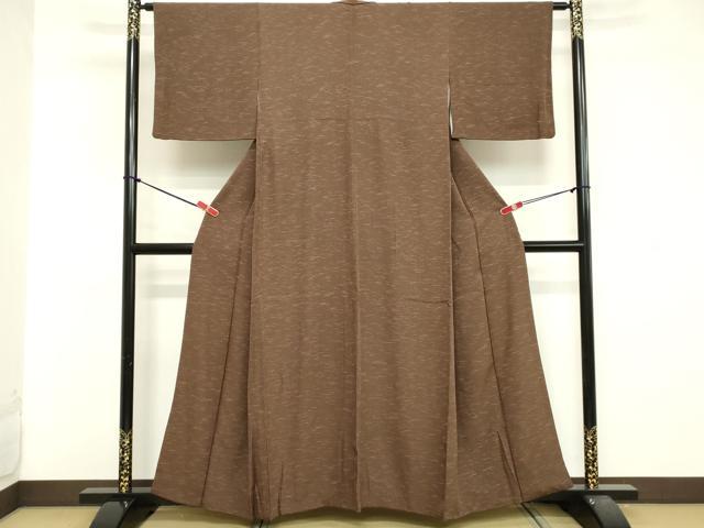 平和屋着物■上質な小紋　芝文　正絹　逸品　DABA5275cd