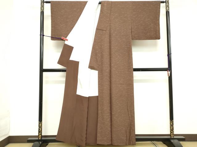 平和屋着物■上質な小紋　芝文　正絹　逸品　DABA5275cd