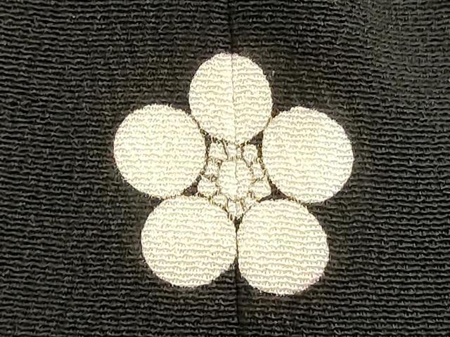 平和屋着物■豪華黒留袖　駒刺繍　浜松文　暈し染め　正絹　逸品　DABA5457cd