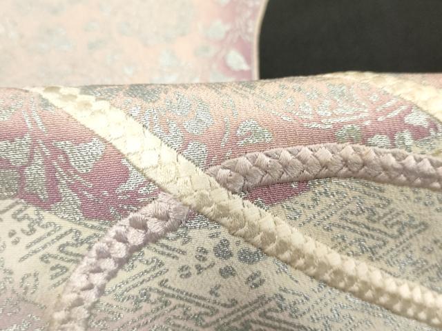 平和屋着物■豪華黒留袖　駒刺繍　結び紐文　暈し染め　銀彩　正絹　逸品　DABA5504cd