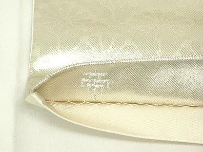 平和屋着物◎六通柄袋帯　飛鶴文　金銀糸　正絹　逸品　DABA5541qp