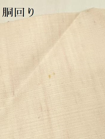平和屋着物▽九寸名古屋帯 スリーシーズン 春夏秋 すくい織 幾何学文様 金糸 正絹 逸品 DABA6005op