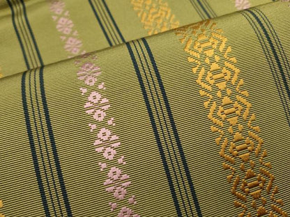 平和屋着物●本場筑前博多織 八寸名古屋帯 献上 正絹 逸品 DABA6086op