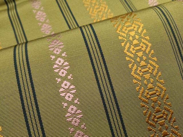 平和屋着物●本場筑前博多織 八寸名古屋帯 献上 正絹 逸品 DABA6086op