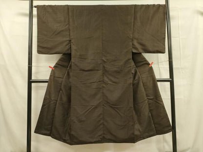 平和屋着物■男性　小紋　縞　正絹　逸品　DABA6097op