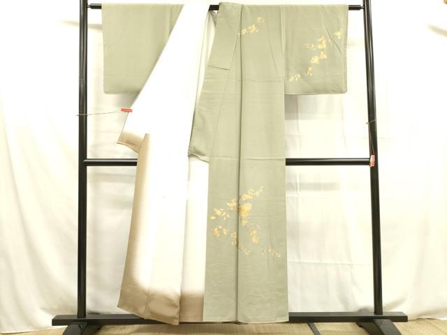 平和屋着物■訪問着　枝花　金彩　正絹　逸品　DABA6136op