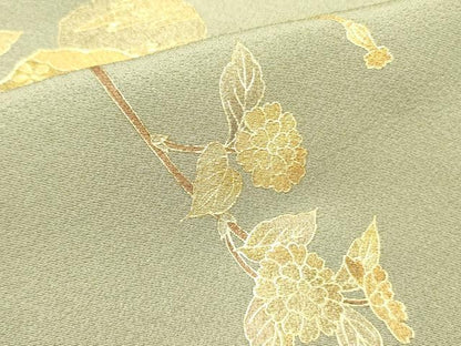 平和屋着物■訪問着　枝花　金彩　正絹　逸品　DABA6136op