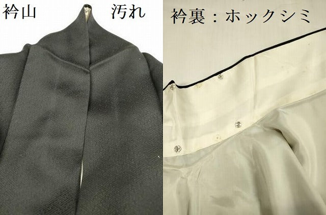 平和屋着物■訪問着　駒刺繍　霞花文　金彩　正絹　逸品　DABA6149op
