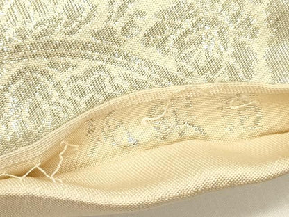 平和屋着物◎六通柄 本袋帯 蜀江花文 純銀箔 正絹 逸品 DABA6165op