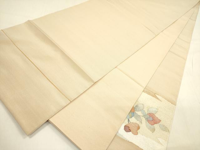 平和屋着物◎太鼓柄袋帯 草花 金銀糸 正絹 逸品 DABA6258op