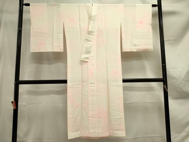 平和屋着物■長襦袢　無双仕立て　草花　暈し染め　正絹　逸品　DABA6271op