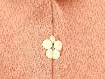 平和屋着物■豪華色留袖　花菱地紋　宍色　正絹　逸品　DABA6281op