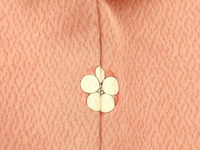 平和屋着物■豪華色留袖　花菱地紋　宍色　正絹　逸品　DABA6281op