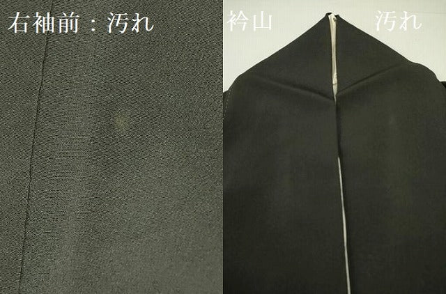平和屋着物■豪華黒留袖　風景花松文　暈し染め　金彩　正絹　逸品　DABA6286op