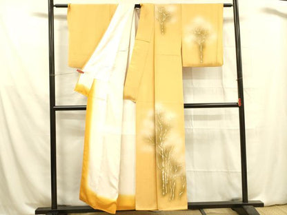 平和屋着物■訪問着　枝木文　暈し染め　正絹　逸品　DABA6356op