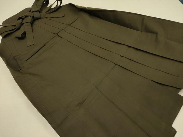 平和屋着物○男性 行灯袴 十五代目 馬下助左衛門 縞 正絹