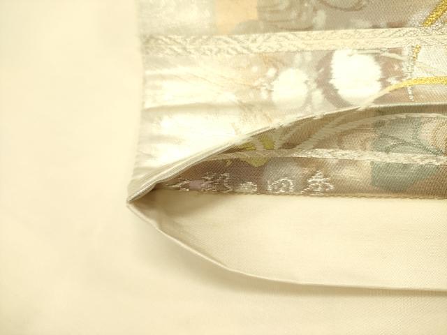 平和屋着物◎六通柄袋帯　唐織　古都の四季　錦引箔　金銀糸　正絹　逸品　DABA6433op