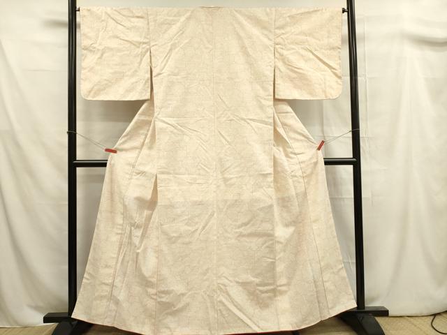 平和屋着物■上質な紬　蜀江花文　正絹　逸品　DABA6714op