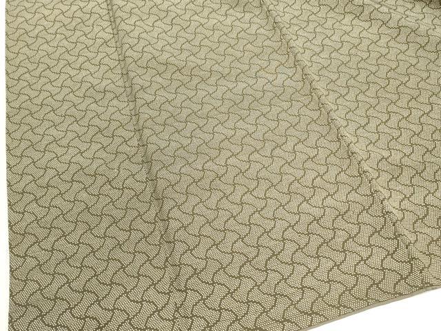 平和屋着物■上質な小紋　抽象文様　正絹　逸品　DABA6856op