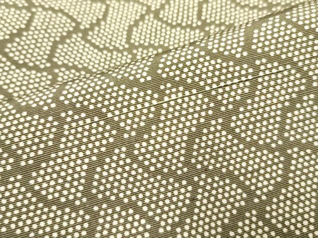 平和屋着物■上質な小紋　抽象文様　正絹　逸品　DABA6856op