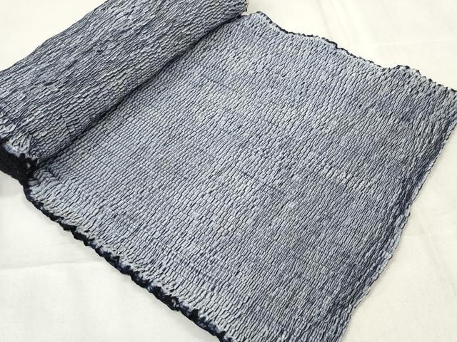 平和屋着物∴夏物 浴衣 反物 着尺 絞り 湯のし前 未使用 DABA7023zzz