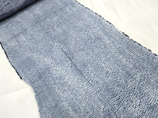 平和屋着物∴夏物 浴衣 反物 着尺 博多志ぼ里 湯のし前 証紙付き 綿 逸品 未使用 DABA7025zzz