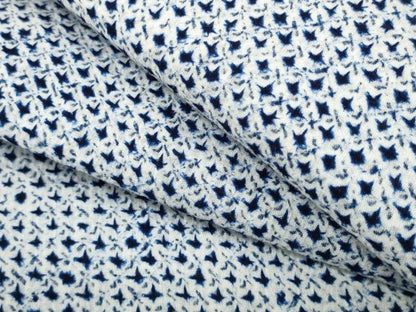 平和屋着物∴夏物 浴衣 有松鳴海絞 反物 着尺 三浦絞り 綿 逸品 未使用 DABA7026zzz