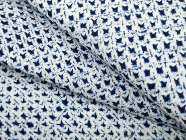 平和屋着物∴夏物 浴衣 有松鳴海絞 反物 着尺 三浦絞り 綿 逸品 未使用 DABA7026zzz