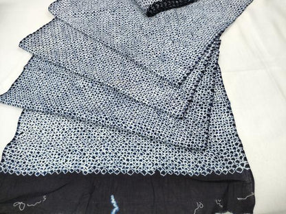 平和屋着物∴夏物 浴衣 有松鳴海絞 反物 着尺 三浦絞り 綿 逸品 未使用 DABA7027zzz