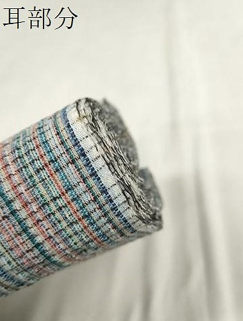 平和屋着物∴夏物 阿波しじら織 浴衣 反物 着尺 縞 箱付き 綿 逸品 未使用 DABA7030zzz