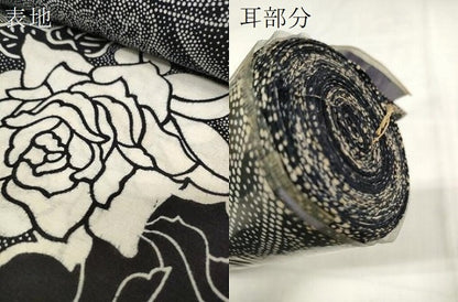 平和屋着物∴夏物 浴衣 反物 着尺 東京本染 秀峰浴衣 薔薇 バラ 綿 逸品 未使用 DABA7040zzz