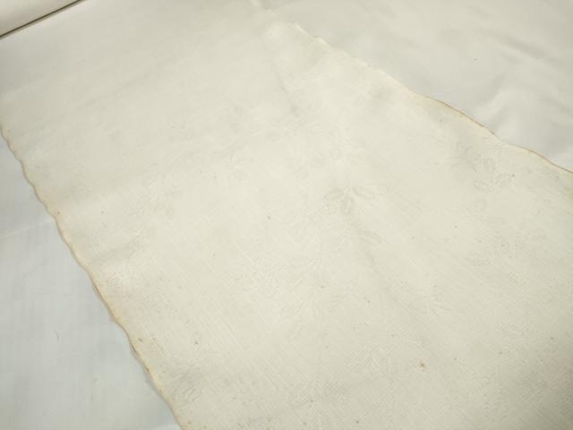 平和屋着物＊夏物　長襦袢　小千谷ちぢみ　反物　着尺　本麻紋紗　萩紋紗　小千谷織物謹製　証紙付き　麻　逸品　未使用　DABA7047zzz