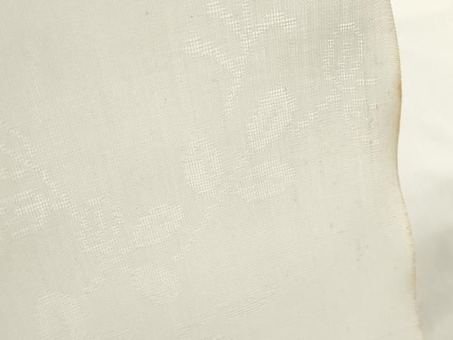 平和屋着物＊夏物　長襦袢　小千谷ちぢみ　反物　着尺　本麻紋紗　萩紋紗　小千谷織物謹製　証紙付き　麻　逸品　未使用　DABA7047zzz
